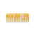 SOL Yellow Wide Tooth Comb